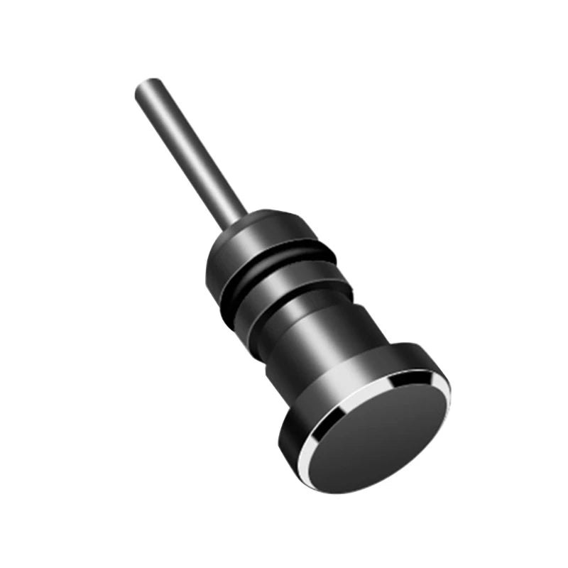 Y1UB Anti Dust Plugs Assorted Colors Charging Port Cover Headphone Jack Protector 1Piece Aluminum Alloy Card Retrieve