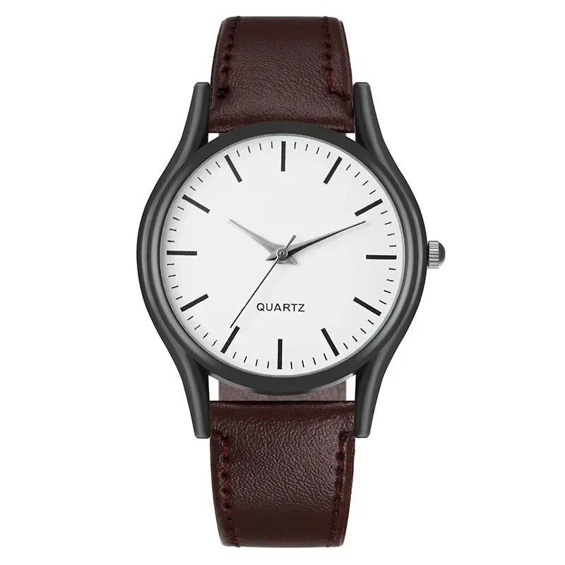 Reloj Hombre Watches for Men Business Mens Watch Luxury Leather Bracelet Quartz Wristwatch Casual Clock Gift Montres Hommes