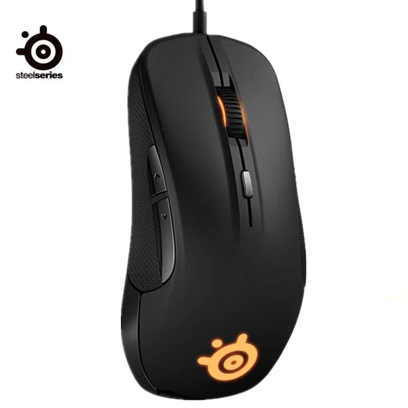 100% Original SteelSeries Rival 300S  Gaming Mouse Wired 7200 DPI RGB LED LOGO Optical Mouse Gamer USB Mice For Dota 2
