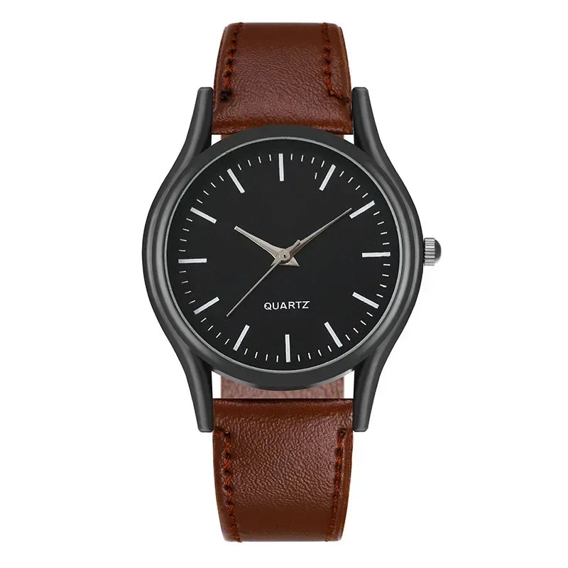 Reloj Hombre Watches for Men Business Mens Watch Luxury Leather Bracelet Quartz Wristwatch Casual Clock Gift Montres Hommes
