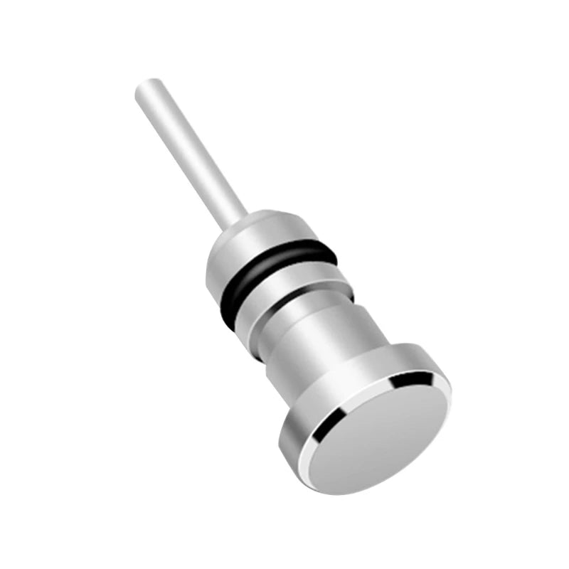 Y1UB Anti Dust Plugs Assorted Colors Charging Port Cover Headphone Jack Protector 1Piece Aluminum Alloy Card Retrieve