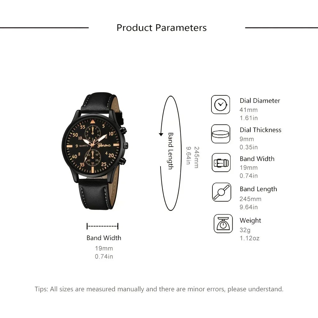 Reloj Hombre Watches for Men Business Mens Watch Luxury Leather Bracelet Quartz Wristwatch Casual Clock Gift Montres Hommes